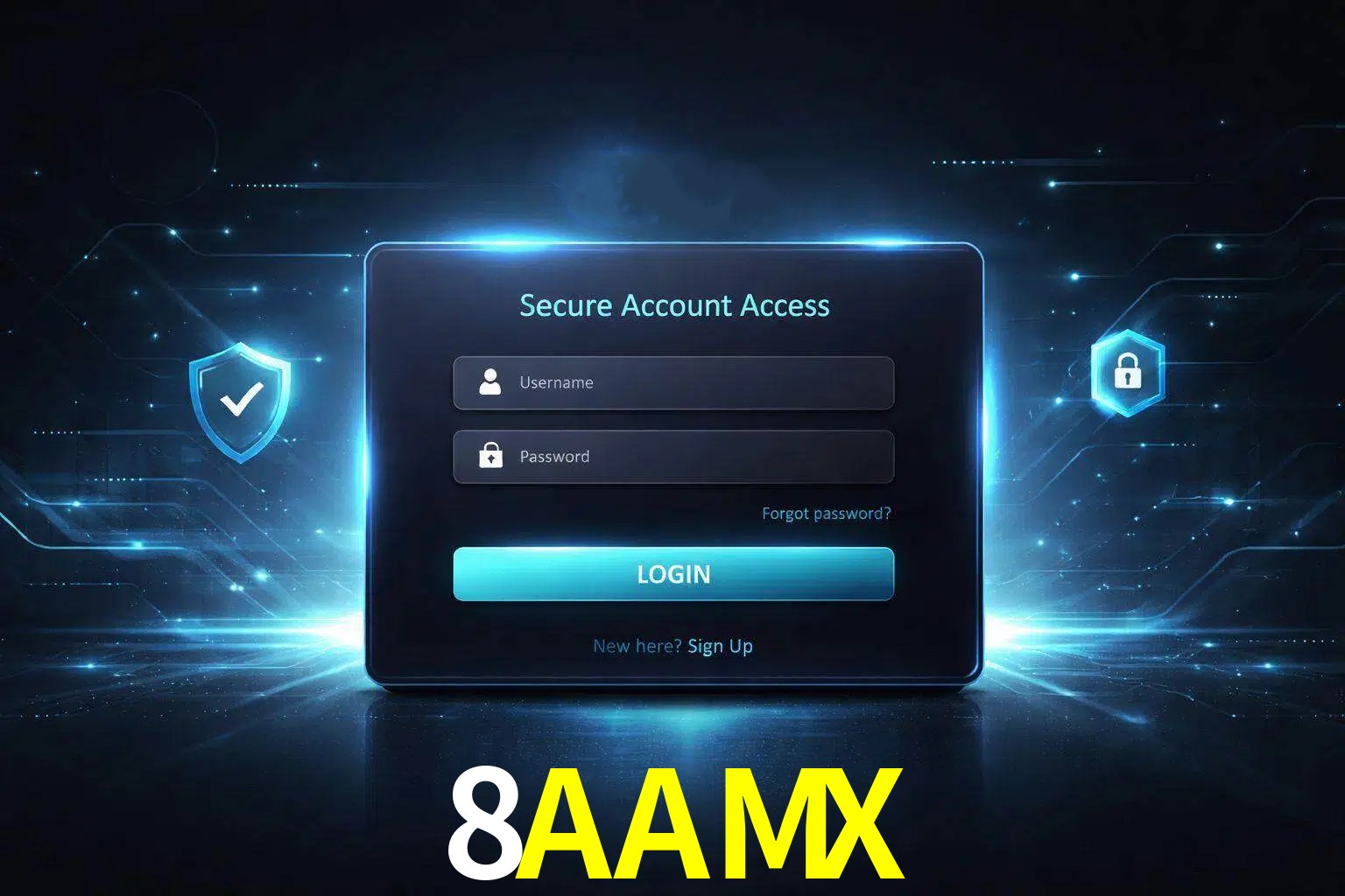 Pantalla de inicio de sesión de cuenta 8AAMX para usuarios en México